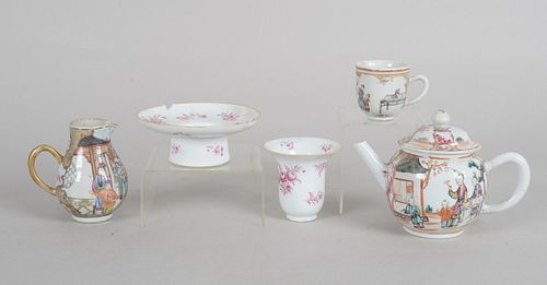 Group Chinese Porcelain Famille Rose Tableware