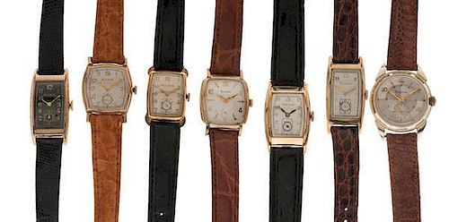 Bulova Watches, Group of Seven 