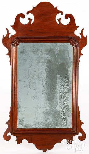 Chippendale mahogany mirror, late 18th c.