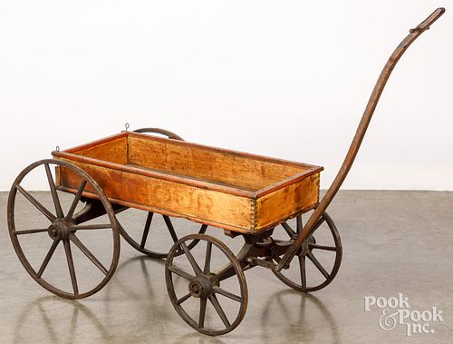 Child's pull cart, early 20th c.