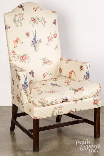 Chippendale mahogany armchair, 19th c.