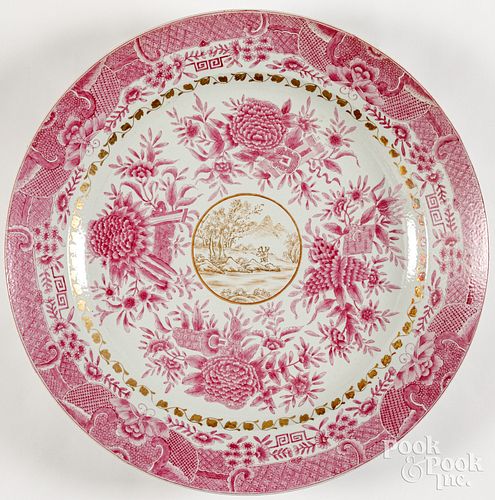 Massive Chinese export porcelain charger