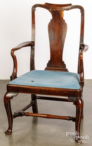 George II mahogany armchair, ca. 1750