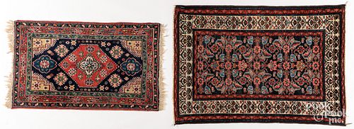 Two semi-antique carpets