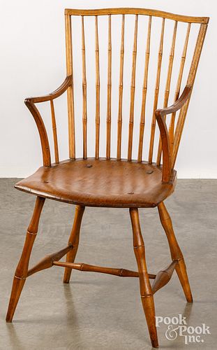 Rodback Windsor armchair, early 19th c.