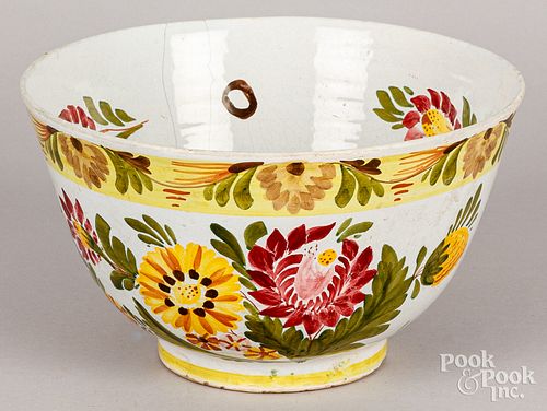 Delftware bowl, 18th c.