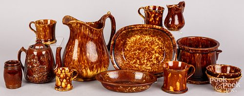 Group of Bennington pottery