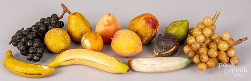 Group of stone fruit