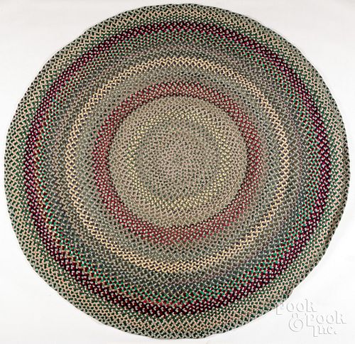 Room-sized braided rug