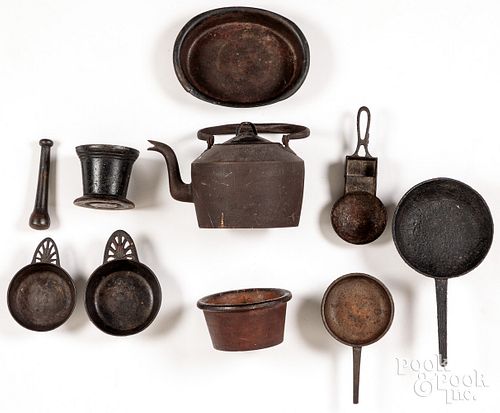 Iron cookware and hearth equipment