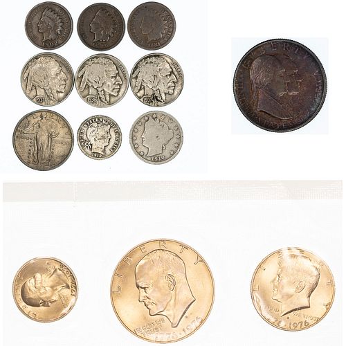 Group of American Coins, 19th and 20th C