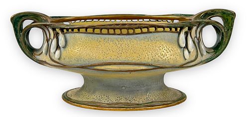 Paul Dachsel Turn Teplitz Amphora Ceramic Bowl