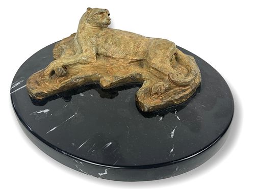 Richard MacDonald "Cheetah Reclining" Bronze