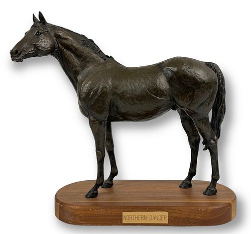 Liza Todd-Tivey "Northern Dancer" Bronze Horse