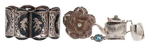 Sterling Jewelry in a Group of Five 