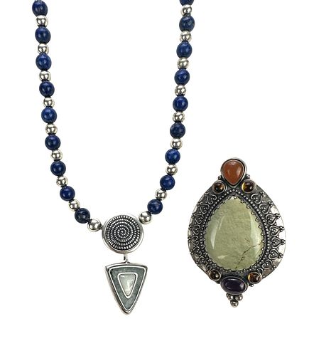 Carolyn Pollack Relios Sterling Necklace & Pendant