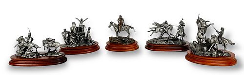 (5) Chilmark Pewter Limited Edition Sculptures