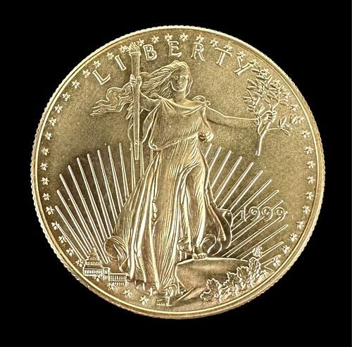 1999 Gem Uncirculated US $50 .999 Gold Eagle