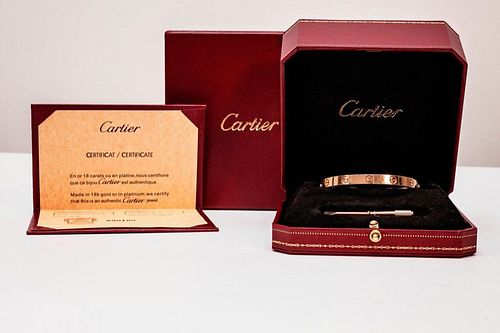 18K Rose Gold Cartier LOVE Bracelet (2016)