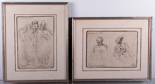 Honore Daumier Les Gens de Justice Prints