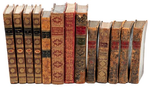 Collection Of 13 Books On Various Subjects, Early 19th. To Early 20th C.