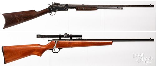 Two rifles