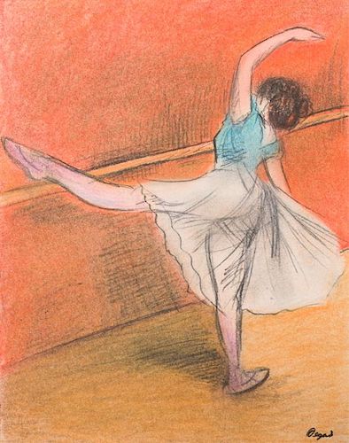 Edgar Degas Ballerina Mixed Media