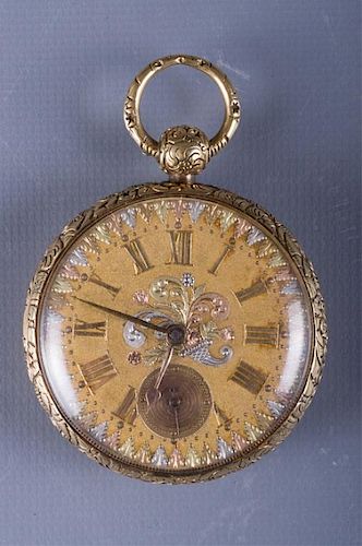 Joseph Johnson 18K Fusee Pocket Watch, Circa 1800