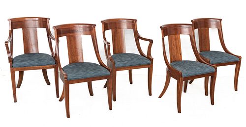 Baker Furniture (American) Dining Chairs, H 35'' W 23'' Depth 18'' 5 pcs