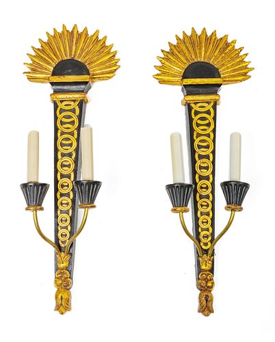Black And Gold Sconces