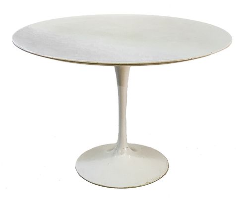 Eero Saarinen (Finnish, 1910-1961) For Knoll Studio, Tulip Outdoor Dining Table, H 29'' Dia. 42''