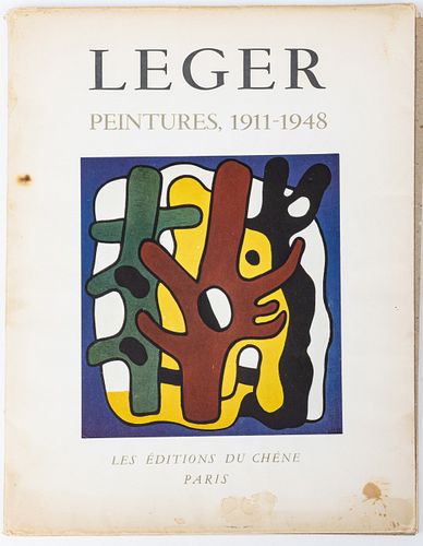 Leger: Peintures ,1911-1948 Portfolio, Les Editions Du Chene, Paris, 1948, H 15'' W 11''