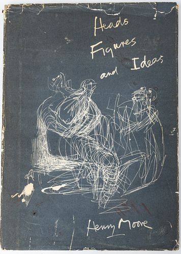 Heads, Figures And Ideas, Henry Moore, New York Graphic Society, 1958, H 18.75'' W 13.25''