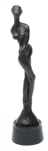 L. Kerner, Bronze Standing Nude H 8.5''