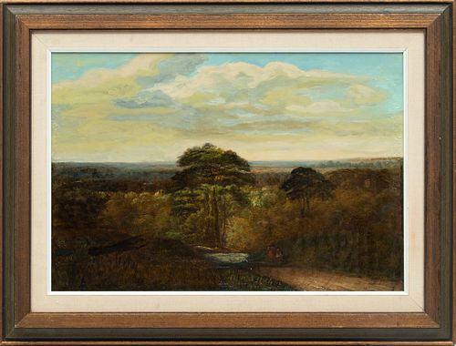 European Oil On Canvas, Ca. 19th C., Landscape, H 18'' W 21''