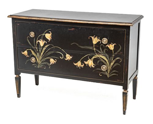 Hand Painted Chest Of Drawers H 33'' W 47'' Depth 18''