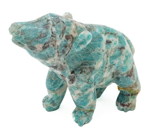 Gemstone Walking Bear Figure H 4''