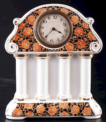 Porcelain Column Clock