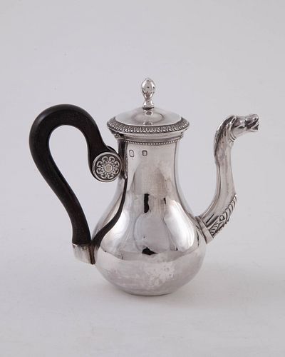 French Miniature Sterling Silver Coffee Pot