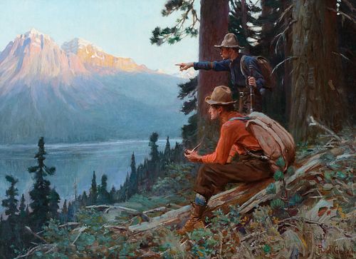 Philip R. Goodwin (1881 – 1935) — Blazing the Trail (1911)