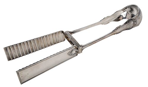 French Silver Asparagus Tongs