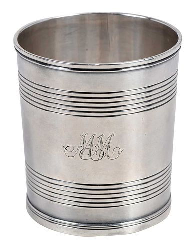 Southern Coin Silver Julep Cup, Charles A. Burnett