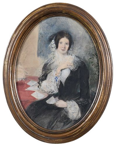 19th Century Portrait Miniature of a Lady