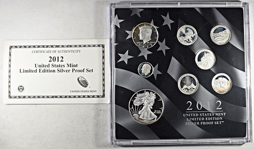 2012 US LIMITED EDITION SILVER PROOF SET
