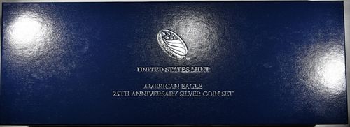 2011 AMERICAN SILVER EAGLE MS/PR 5 COIN SET