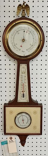 TAYLOR THERMOMETER/BAROMETER 31"H X 8 1/2"W
