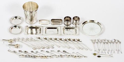AMERICAN STERLING FLATWARE AND TABLEWARE 58 PIECES