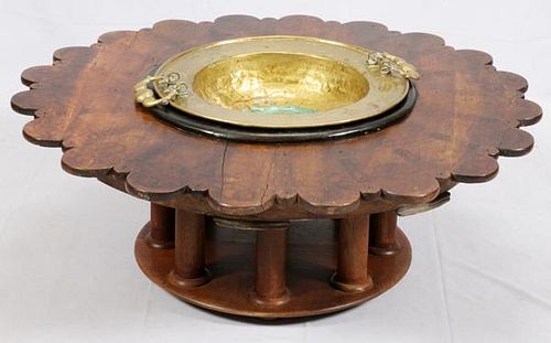 MOROCCAN STYLE WOOD TABLE