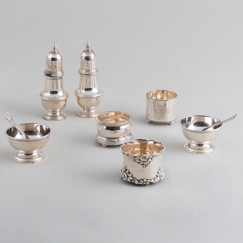 Group of Silver Condiment Wares 