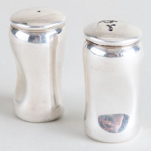 Pair of Elsa Peretti for Tiffany & Co. Silver Salt and Pepper Casters